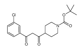 4-[3-(3-氯-苯基)-3-氧代-丙酰基]-哌啶-1-羧酸叔丁酯