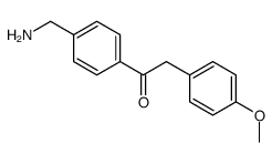 1-(4-氨基甲基-苯基)-2-(4-甲氧基-苯基)-乙酮