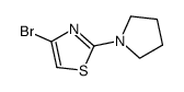4-Bromo-2-pyrrolidinothiazole