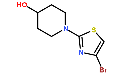 4-溴-2-(4-羟基哌啶)噻唑