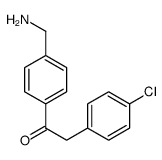 1-(4-氨基甲基-苯基)-2-(4-氯-苯基)-乙酮