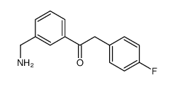 1-[3-(Aminomethyl)phenyl]-2-(4-fluorophenyl)ethanone