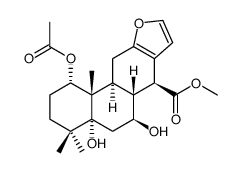 methyl (1S,4aR,6S,6aR,7S,11aS,11bS)-1-acetoxy-4a,6-dihydroxy-4,4,11b-trimethyl-1,2,3,4,4a,5,6,6a,7,11,11a,11b-dodecahydrophenanthro[3,2-b]furan-7-carboxylate