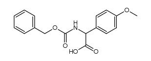 DL-α-Benzyloxycarbonylamino-(4-methoxy-phenyl)-essigsaeure