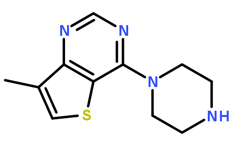 7-甲基-4-(哌嗪-1-基)噻吩并[3,2-d]嘧啶