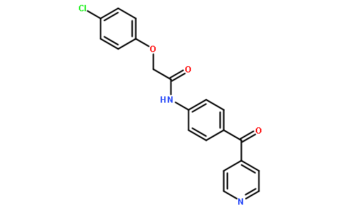 2-(4-氯苯氧基)-n-(4-异烟酰基苯基)乙酰胺
