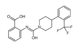 2-[({4-[2-(Trifluoromethyl)phenyl]-1-piperidinyl}carbonyl)amino]b enzoic acid