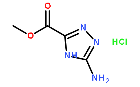 5-氨基-1H-1,2,4-三氮唑-3-羧酸甲酯盐酸盐