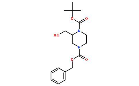 (R)-4-boc-1-cbz-2-羟基甲基哌嗪