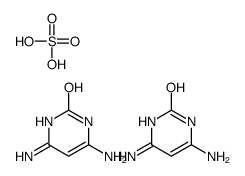 4,6-diamino-1H-pyrimidin-2-one,sulfuric acid