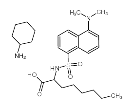 1－二甲胺基萘－5－磺酰-dl-A-氨基羊脂酸*环己基铵