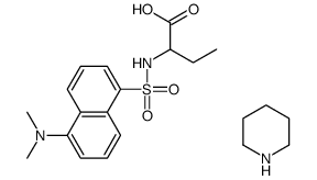 2-[[5-(dimethylamino)naphthalen-1-yl]sulfonylamino]butanoic acid,piperidine
