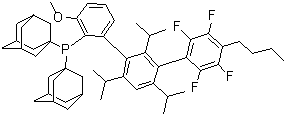 [4''-丁基-2'',3'',5'',6''-四氟-3-甲氧基-2',4',6'-三异丙基[1,1':3',1''-三联苯]-2-基]二(金刚烷-1-基)膦