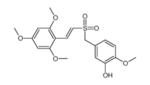 2-methoxy-5-[[(E)-2-(2,4,6-trimethoxyphenyl)ethenyl]sulfonylmethyl]phenol