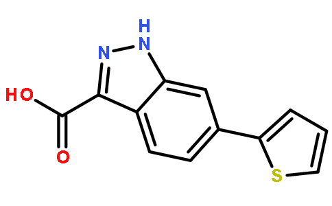 6-噻吩-2-基-1H-吲唑-3-羧酸