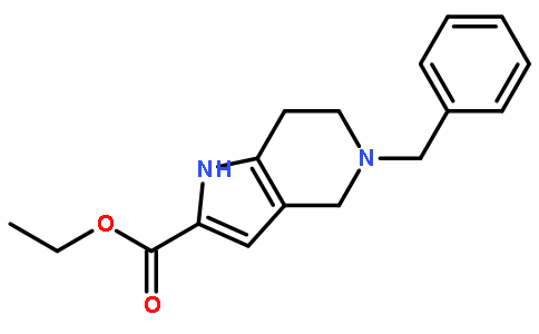 5-苄基-4,5,6,7-四氢-1H-吡咯并[3,2-c]吡啶-2-羧酸乙酯