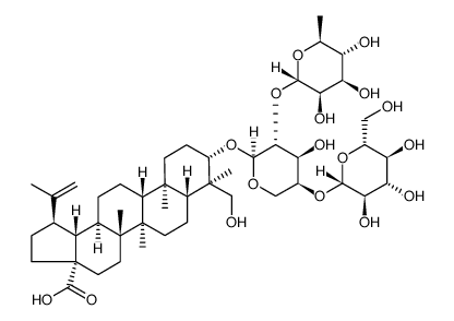 Lup-20(29)-en-28-oic acid,3-O-[-L-rhamnopyranosyl-(12)-[-D-glucopyranosyl-(14)]--L-arabinopyranoside]