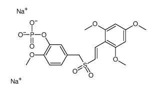 disodium,[2-methoxy-5-[[(E)-2-(2,4,6-trimethoxyphenyl)ethenyl]sulfonylmethyl]phenyl] phosphate