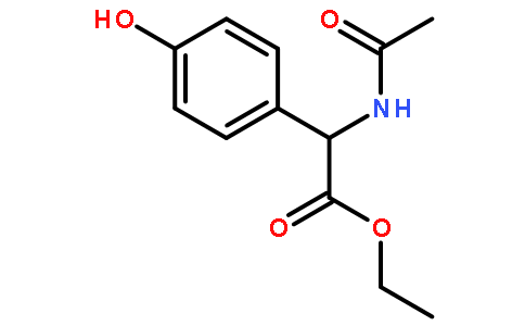 Ethyl (2S)-acetamido(4-hydroxyphenyl)acetate