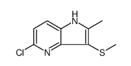 5-chloro-2-methyl-3-(methylthio)-1H-pyrrolo[3,2-b]pyridine