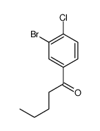 1-(3-bromo-4-chlorophenyl)pentan-1-one