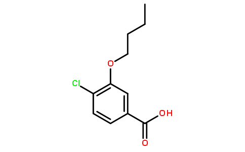 3-丁氧基-4-氯苯甲酸