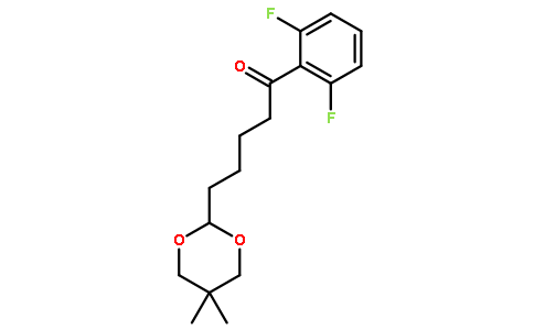 2',6'-DIFLUORO-5-(5,5-DIMETHYL-1,3-DIOXAN-2-YL)VALEROPHENONE
