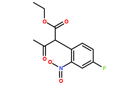 2-(2-硝基-4-氟苯基)-3-氧代丁酸乙酯