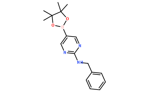 2-苄基氨基嘧啶-5-硼酸频那醇酯