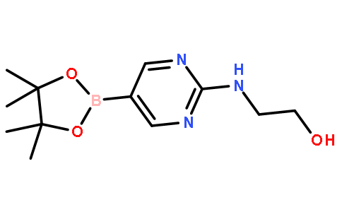 2-(2-羟基乙基氨基)嘧啶-5-硼酸频那醇酯
