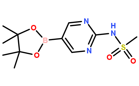 2-(甲基磺酰基氨基)嘧啶-5-硼酸频那醇酯