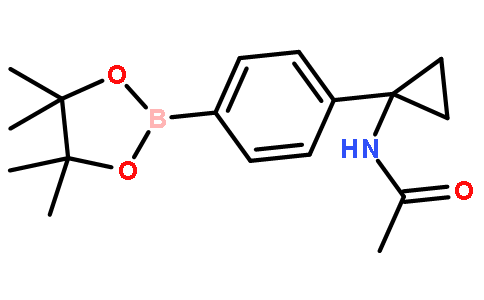 4-(1-乙酰氨基环丙基)苯硼酸频那醇酯