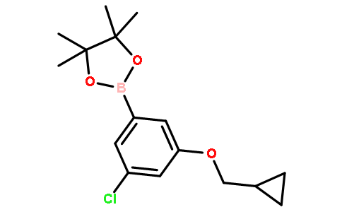 3-氯-5-环丙基甲氧基苯硼酸频那醇酯