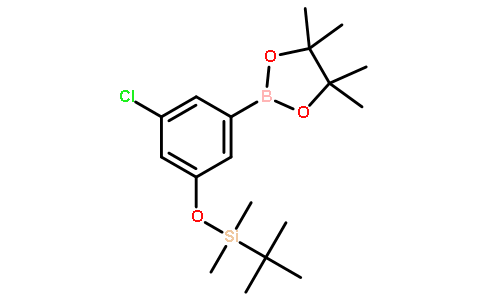 3-氯-5-t-丁基二甲基甲硅烷基氧基苯硼酸频那醇酯