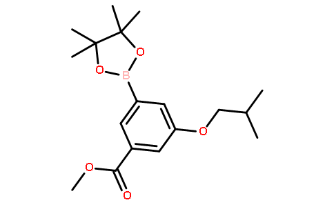 3-甲氧基羰基-5-异丁氧基苯硼酸频那醇酯