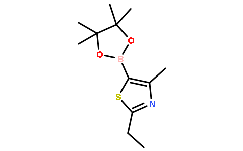 2-ETHYL-4-METHYLTHIAZOLE-5-BORONIC ACID, PINACOL ESTER