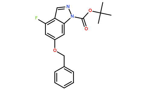6-(苄氧基)-4-氟-1H-吲唑-1-羧酸叔丁酯