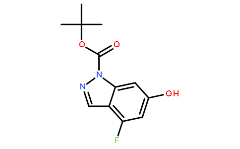 4-氟-6-羟基-1H-吲唑-1-羧酸叔丁酯