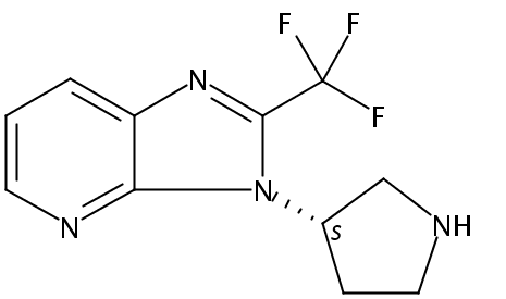 (S)-3-(Pyrrolidin-3-yl)-2-(trifluoromethyl)-3H-imidazo[4,5-b]pyridine