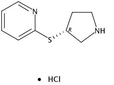 (R)-2-(Pyrrolidin-3-ylthio)pyridine hydrochloride