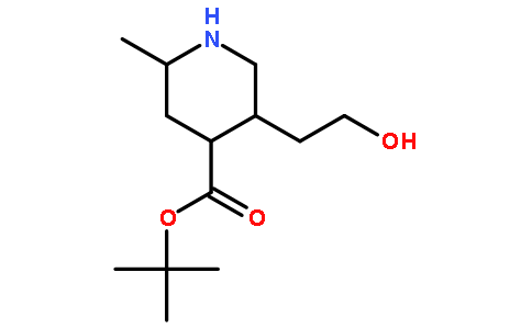 (2R,4S,5R)-2-甲基-4-boc-5-(2-羟乙基)哌啶