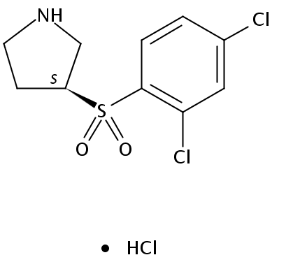 (S)-3-((2,4-Dichlorophenyl)sulfonyl)pyrrolidine hydrochloride