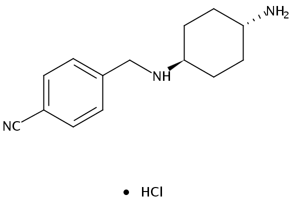 4-((((1r,4r)-4-Aminocyclohexyl)amino)methyl)benzonitrile hydrochloride