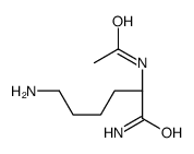 (2S)-2-acetamido-6-aminohexanamide