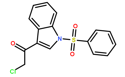 1-苯基磺酰基-3-氯乙酰基吲哚