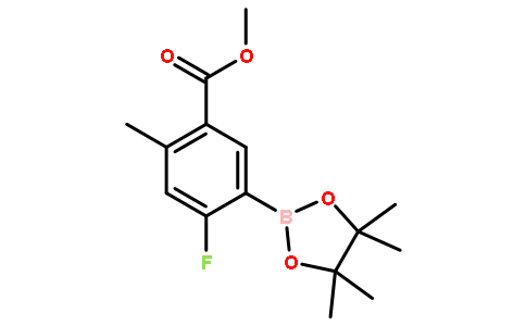 2-氟-5-(甲氧基羰基)-4-甲基苯硼酸频那醇酯