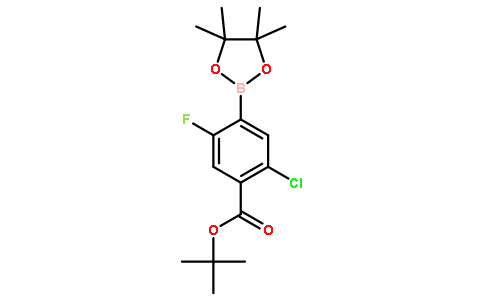 4-(叔丁氧基羰基)-5-氯-2-氟苯硼酸频那醇酯