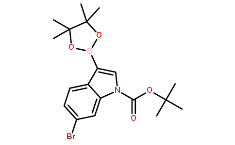 1-BOC-6-溴吲哚-3-硼酸频那醇酯