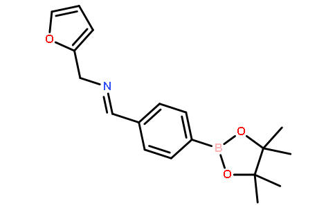 4-(4-糠基亚氨基甲基)苯硼酸频那醇酯