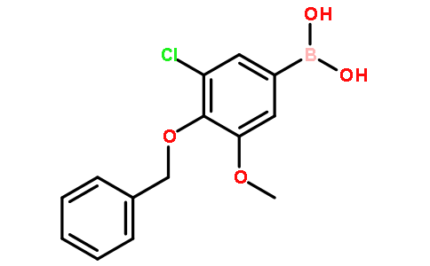 4-(苄氧基)-3-氯-5-甲氧基苯硼酸